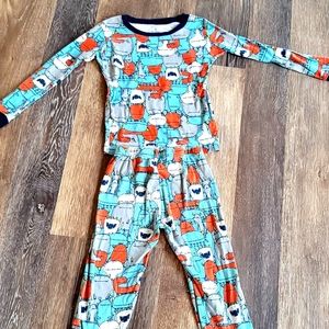 Boy's Size 6 Monster Pajama Set